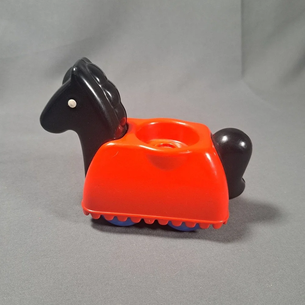 VTG Little Tikes Wee Waffle Castle Horse Toy Vehicle Retro Replacement Toddler